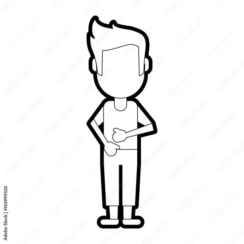 man vector illustration