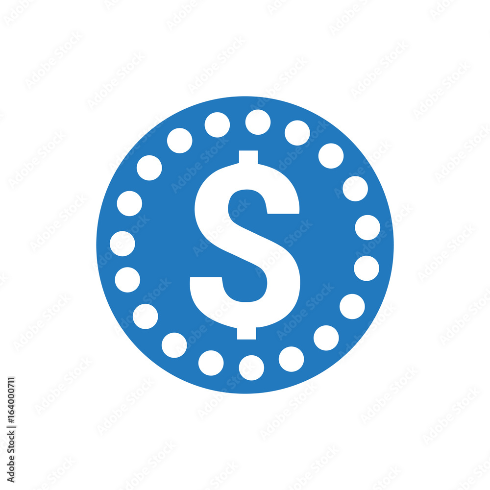 Dollar Coin Icon Dollar Coin Icon