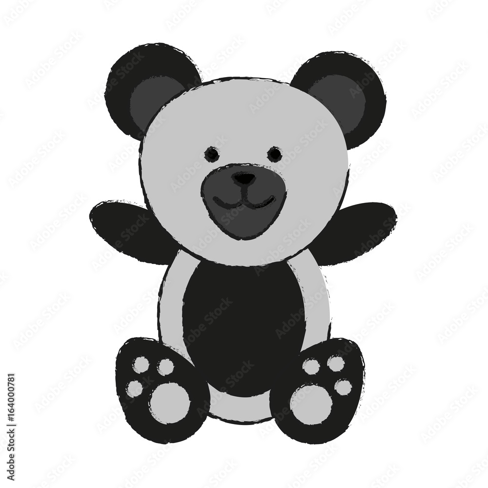 Fototapeta premium bear or cute stuffed animal icon image