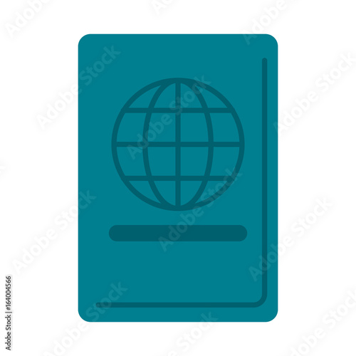 closed passport icon image