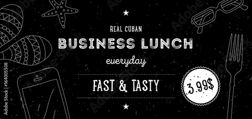 Business Lunch Flyer Template