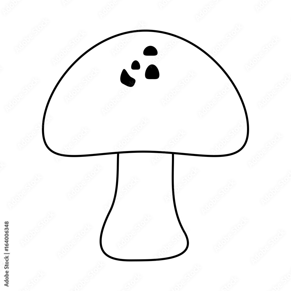 mushroom vegetable icon image mushroom vegetable icon image