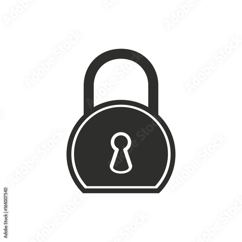 Lock vector icon.