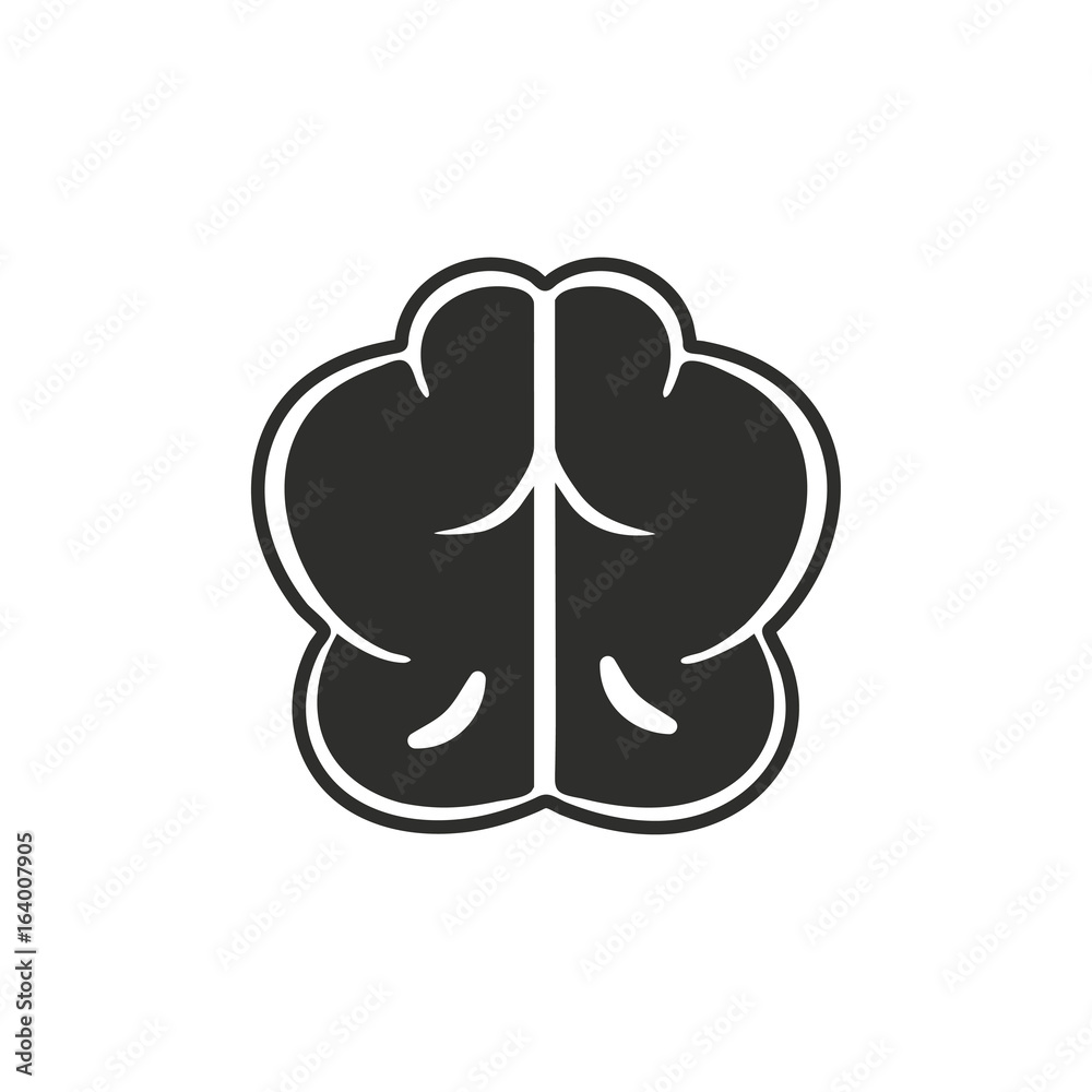 Brain vector icon. Brain vector icon.