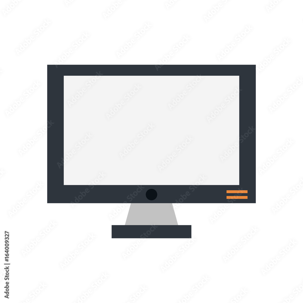computer monitor with blank screen icon image vector illustration design computer monitor with blank screen icon image vector illustration design
