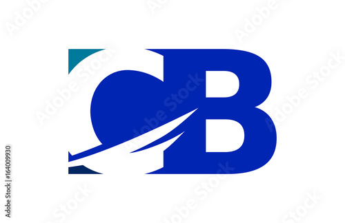 CB Negative Space Square Swoosh Letter Logo Free Download CB Negative Space Square Swoosh Letter Logo - GFXLoad