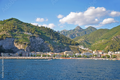 Multilevel town on the cliffs of the Amalfi coast © Antonina