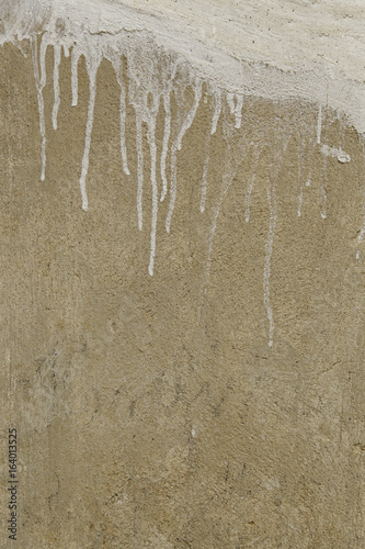 Cement background with moisture and ruin