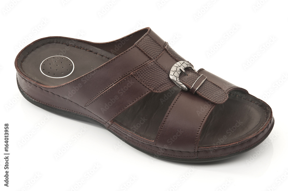Isolated arabic design footwear on white background
Isolated arabic design footwear on white background
