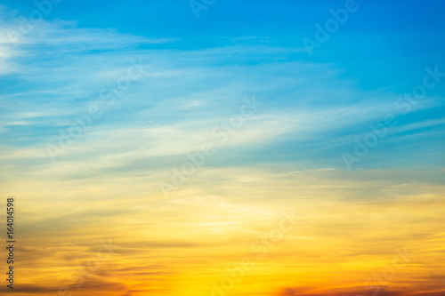 Twilight sky in the evening after sunset.Picture for background landscape.