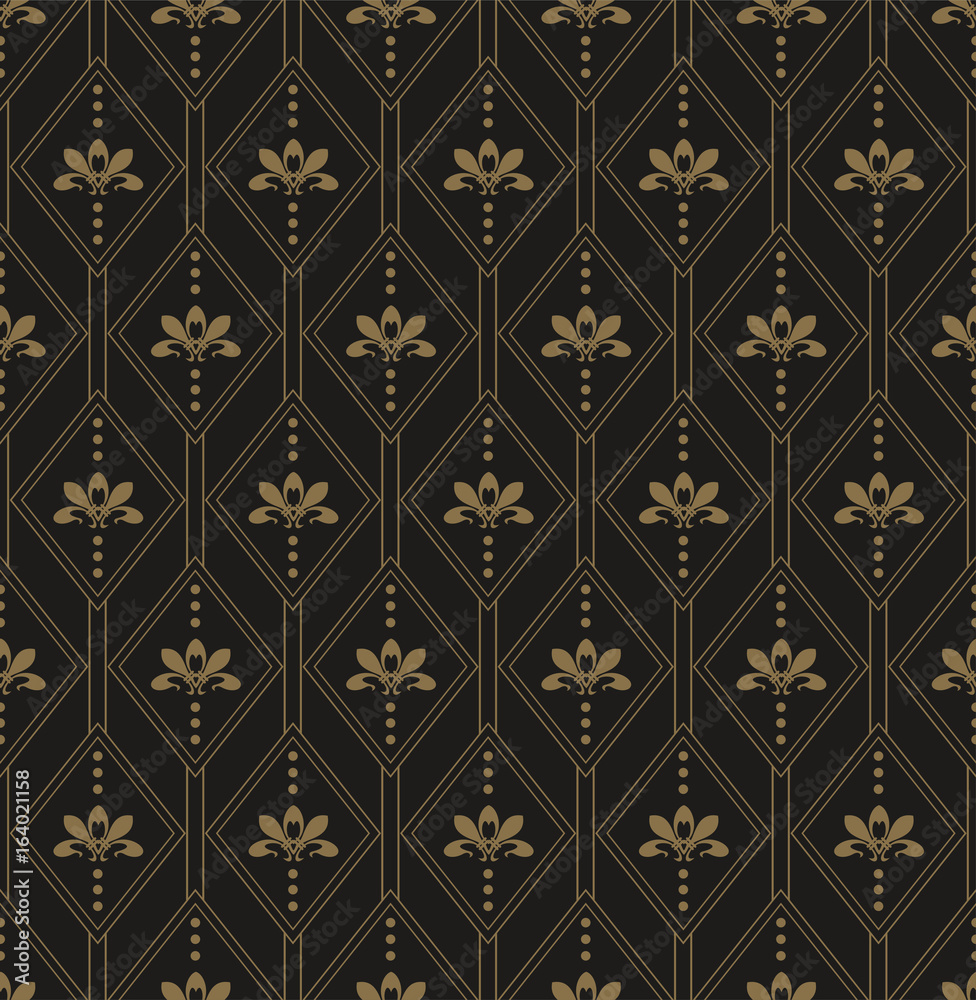 Background image. Art deco. Dark color, seamless pattern. Texture wallpaper. Vector illustration Background image. Art deco. Dark color, seamless pattern. Texture wallpaper. Vector illustration