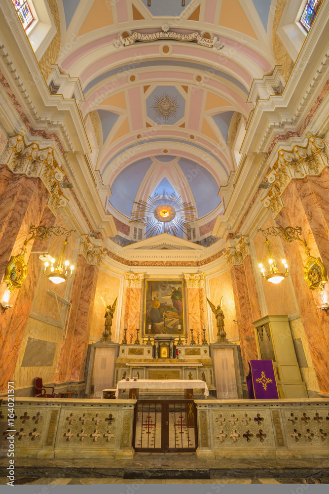 TEL AVIV, ISRAEL - MARCH 2, 2015: The persbytery of st. Peters church in old Jaffa.