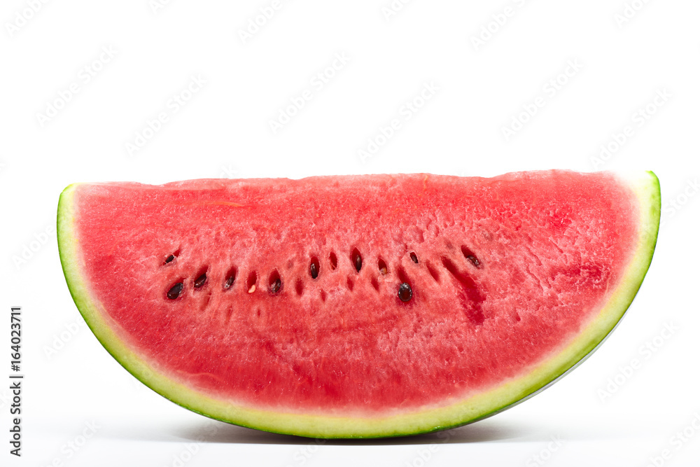 Sliced watermelon isolated on white Sliced watermelon isolated on white