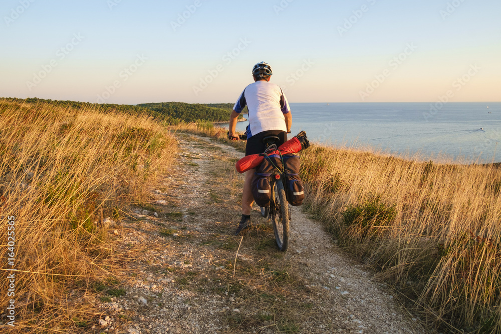Cycling on Croatian coast