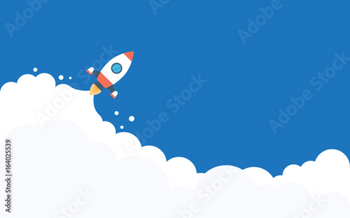 Space rocket launch