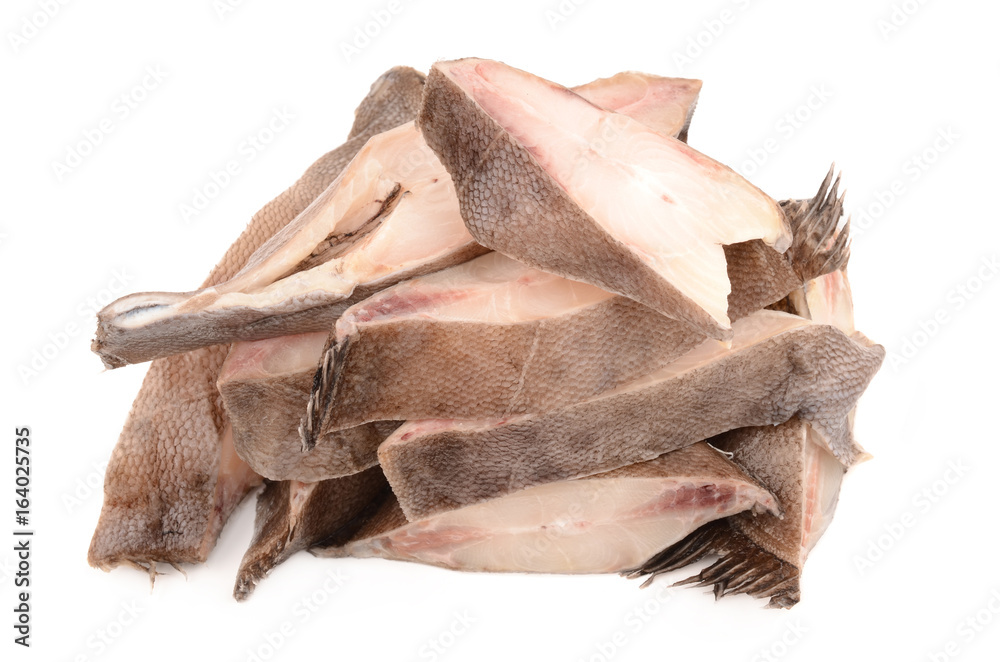 Obraz premium flounder on white background