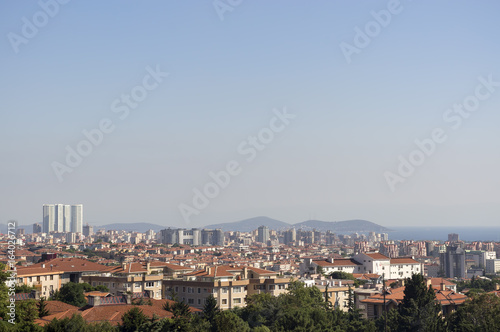 Rooftops From Kadikoy District, Prince Islands At The Background, Istanbul, Turkey © Özgür Güvenç
