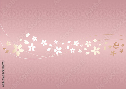 日本の古典柄、吉祥文様と桜