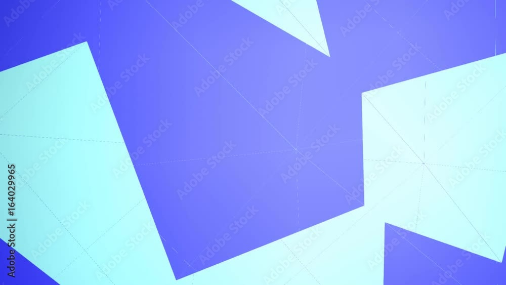 Abstract movie, one textured blue sphere penetrates the mass of the second sphere, video animation on green screen