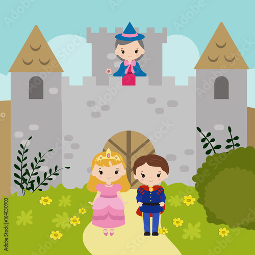Cartoon fairy tale