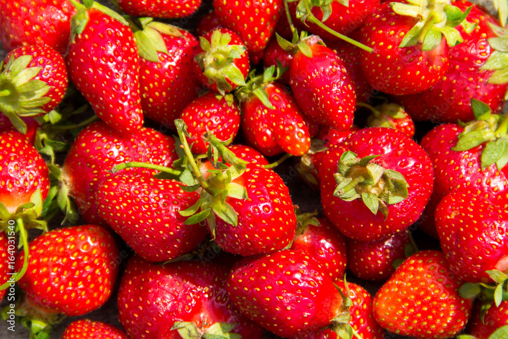 Ripe fresh strawberry background Ripe fresh strawberry background