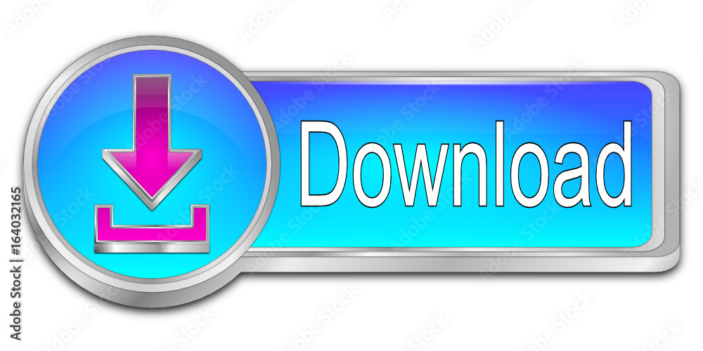 Download button - 3D illustration Download button - 3D illustration