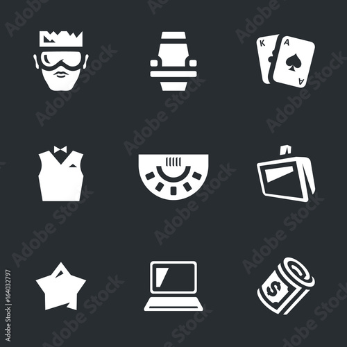 Vector Set of Casino Icons.