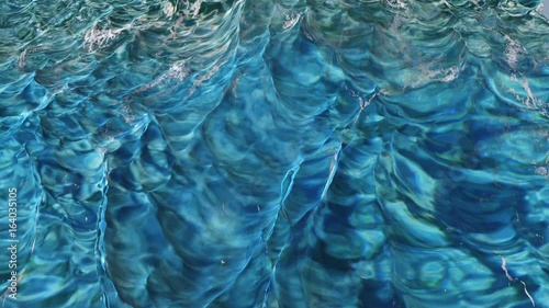 Digtal 3D Animation of violent Ocean Water