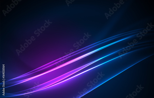 Vector polar lights concept background