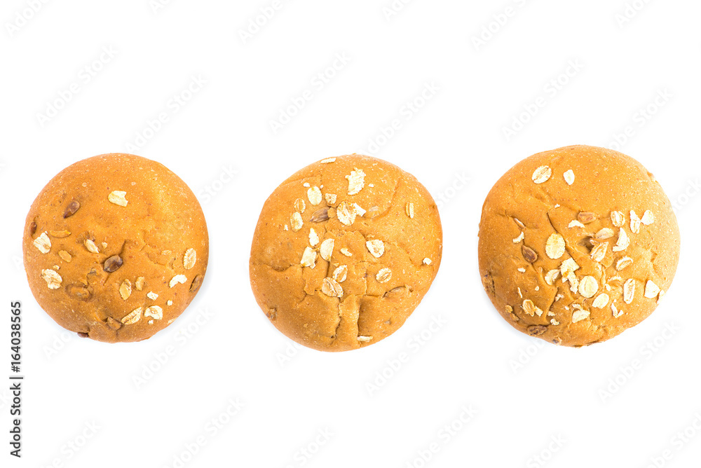 Fototapeta premium three bread buns