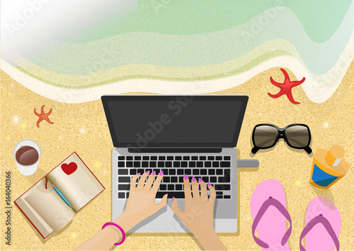 Relax on the beach