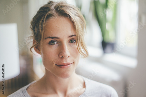 Portrait of confident young woman