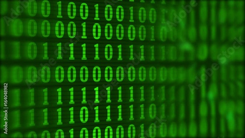 Binary codes background loopable