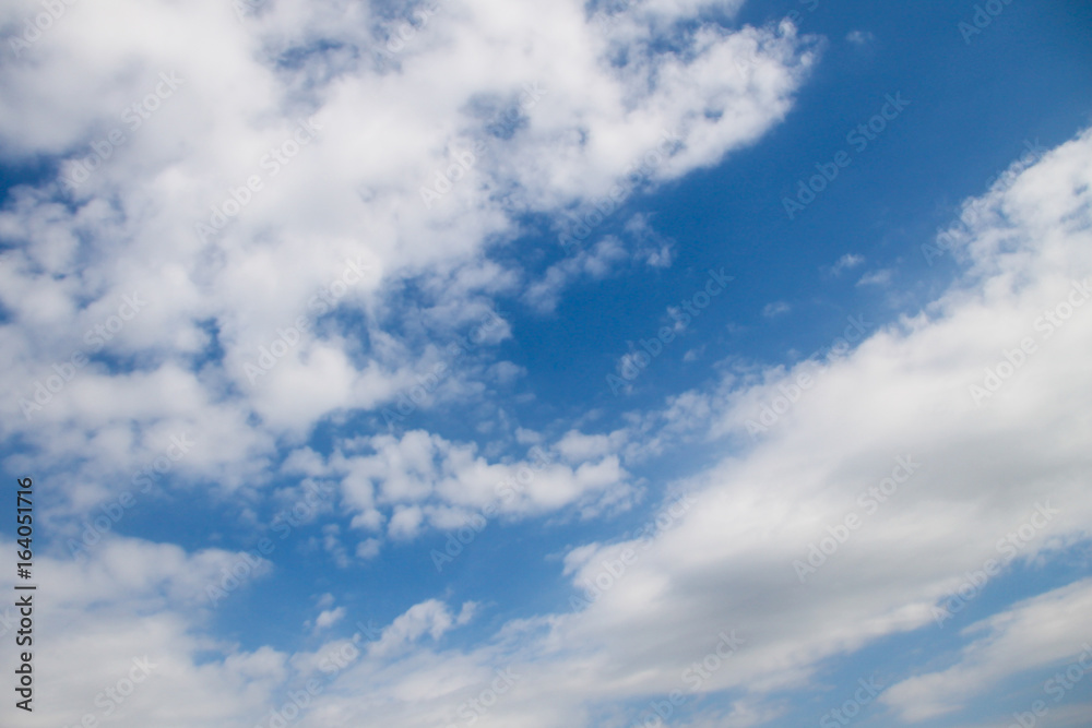 White clouds in blue sky White clouds in blue sky