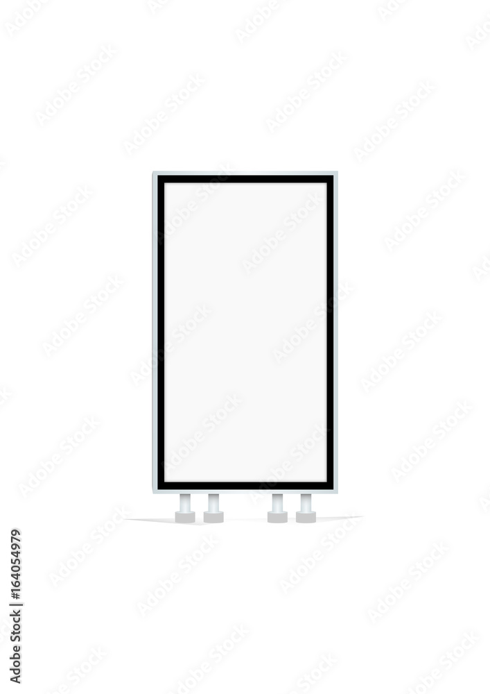 Blank big billboard. Mockup for your advertisement and design Blank big billboard. Mockup for your advertisement and design