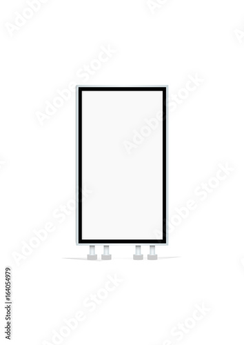 Blank big billboard. Mockup for your advertisement and design
