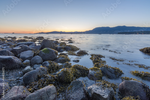 Sunset at Kitsilano Beach, Vancouver Canada