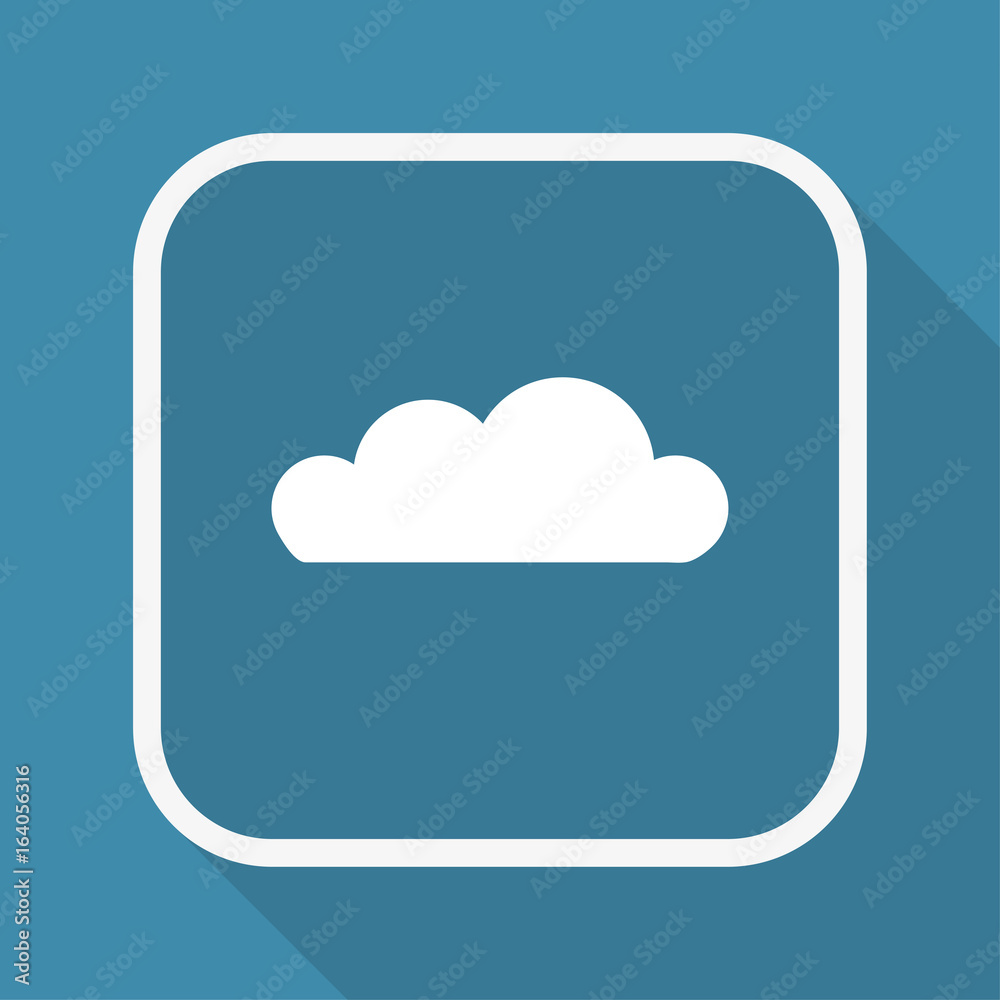 App Button mit Schatten - Wolke - Cloud-Speiche App Button mit Schatten - Wolke - Cloud-Speiche