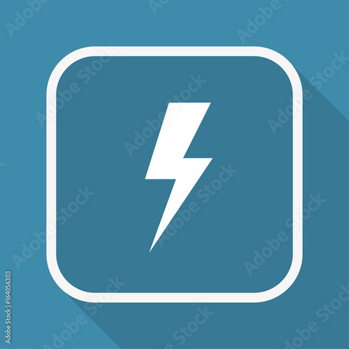 App Button mit Schatten - Blitz