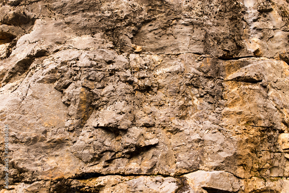 Stone cliffs in the mountains as a background Stone cliffs in the mountains as a background