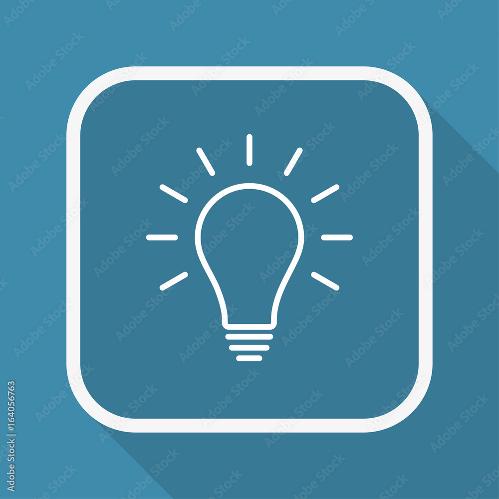 App Button mit Schatten - Glühlampe App Button mit Schatten - Glühlampe