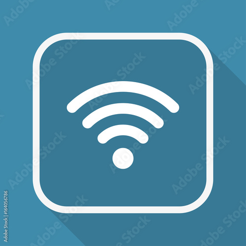 App Button mit Schatten - WLAN