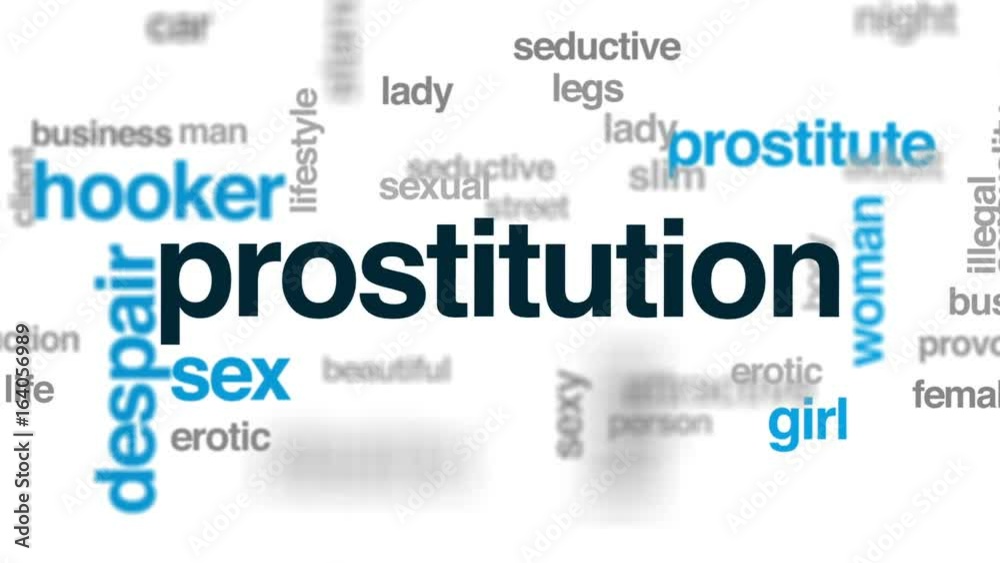 Prostitution animated word cloud, text design animation. Prostitution animated word cloud, text design animation.