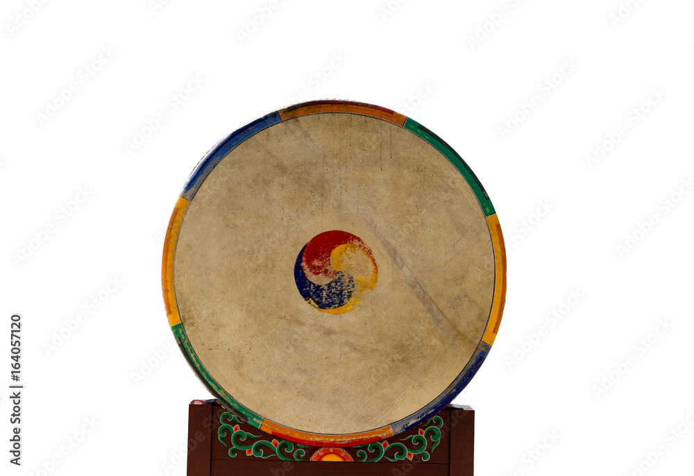 Naklejka premium Korean traditional drum