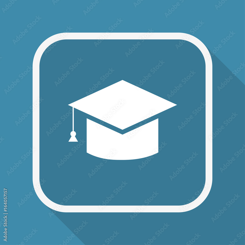 App Button mit Schatten - Doktorhut - Universität App Button mit Schatten - Doktorhut - Universität