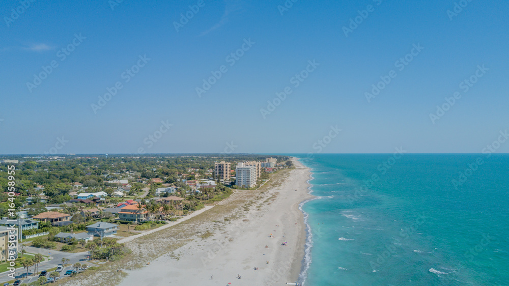 Venice beach Florida drone photo