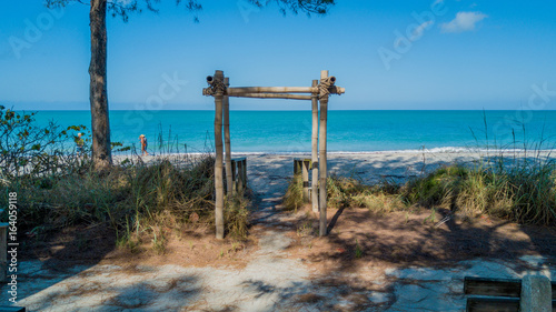 Gate leading to the beach
