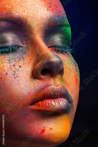 Creative art of make up, fa...