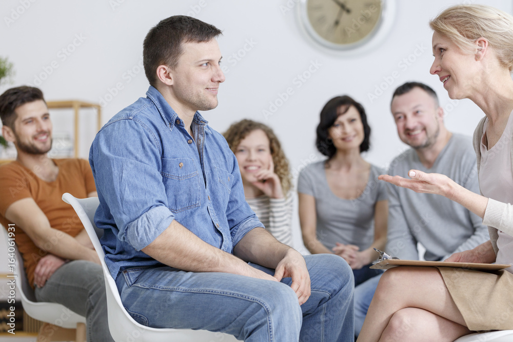 Man on therapy