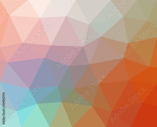 Multicolored abstract geometric background consist of triangles